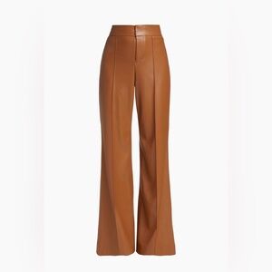 Alice + Olivia Brown Wide-Leg Pants